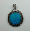 Sterling Turquoise Pendant