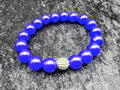 Blue Lapis Beaded Bracelet