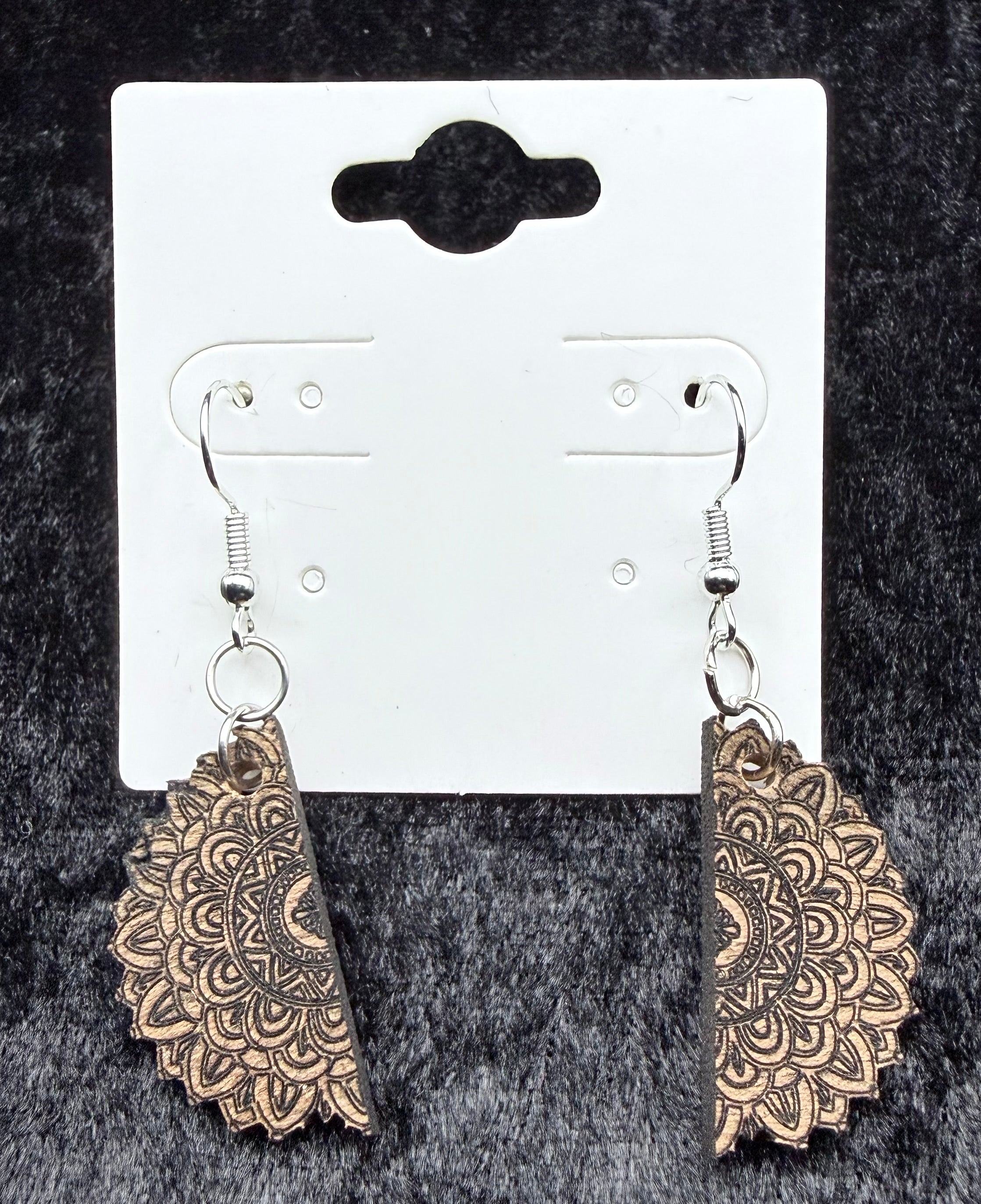 Half Mandala Earrings