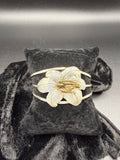 Two Tone 3D Flower Cuff