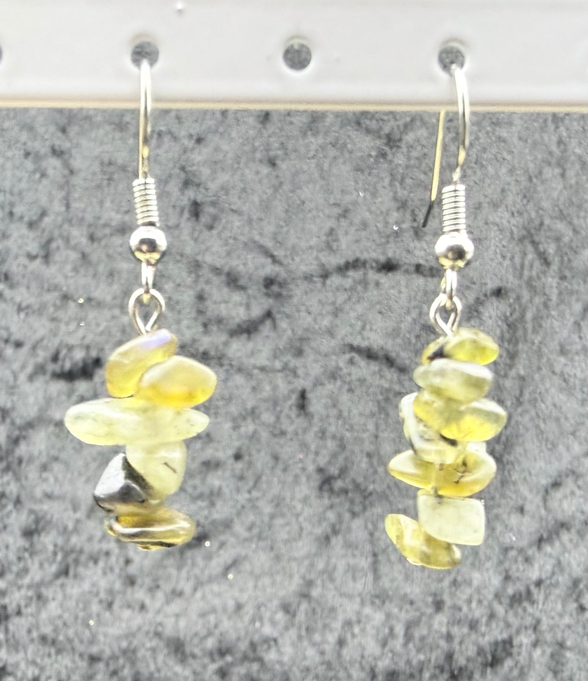 Labradorite Chip Earrings