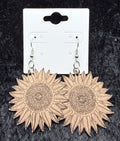 Sunflower Mandala Earrings