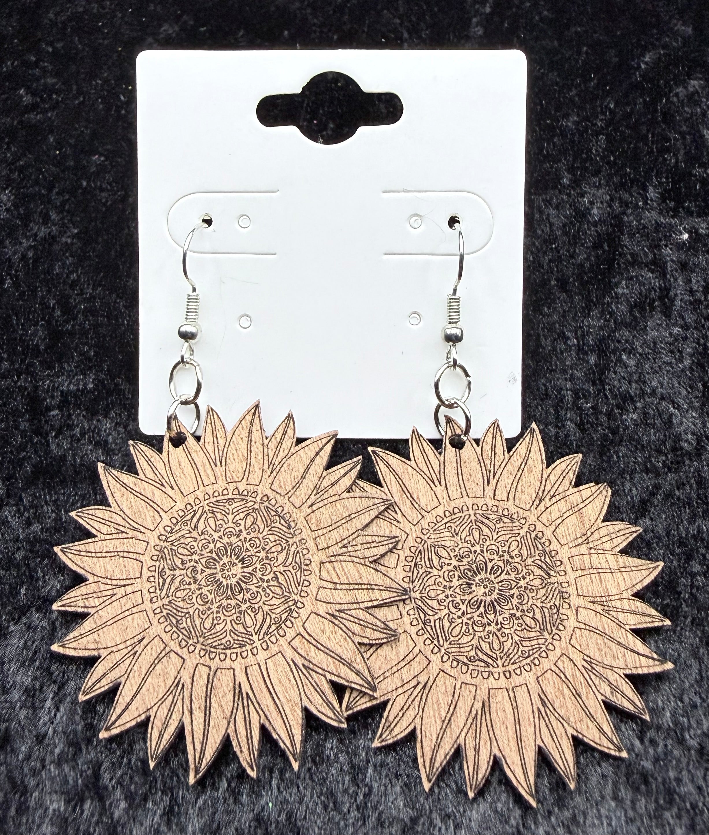 Sunflower Mandala Earrings