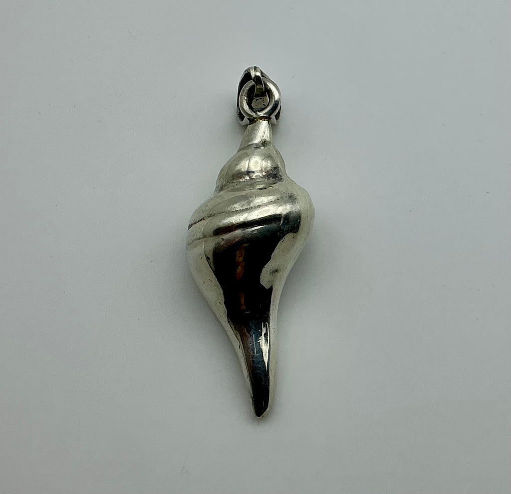 Vintage Sterling Conch Shell