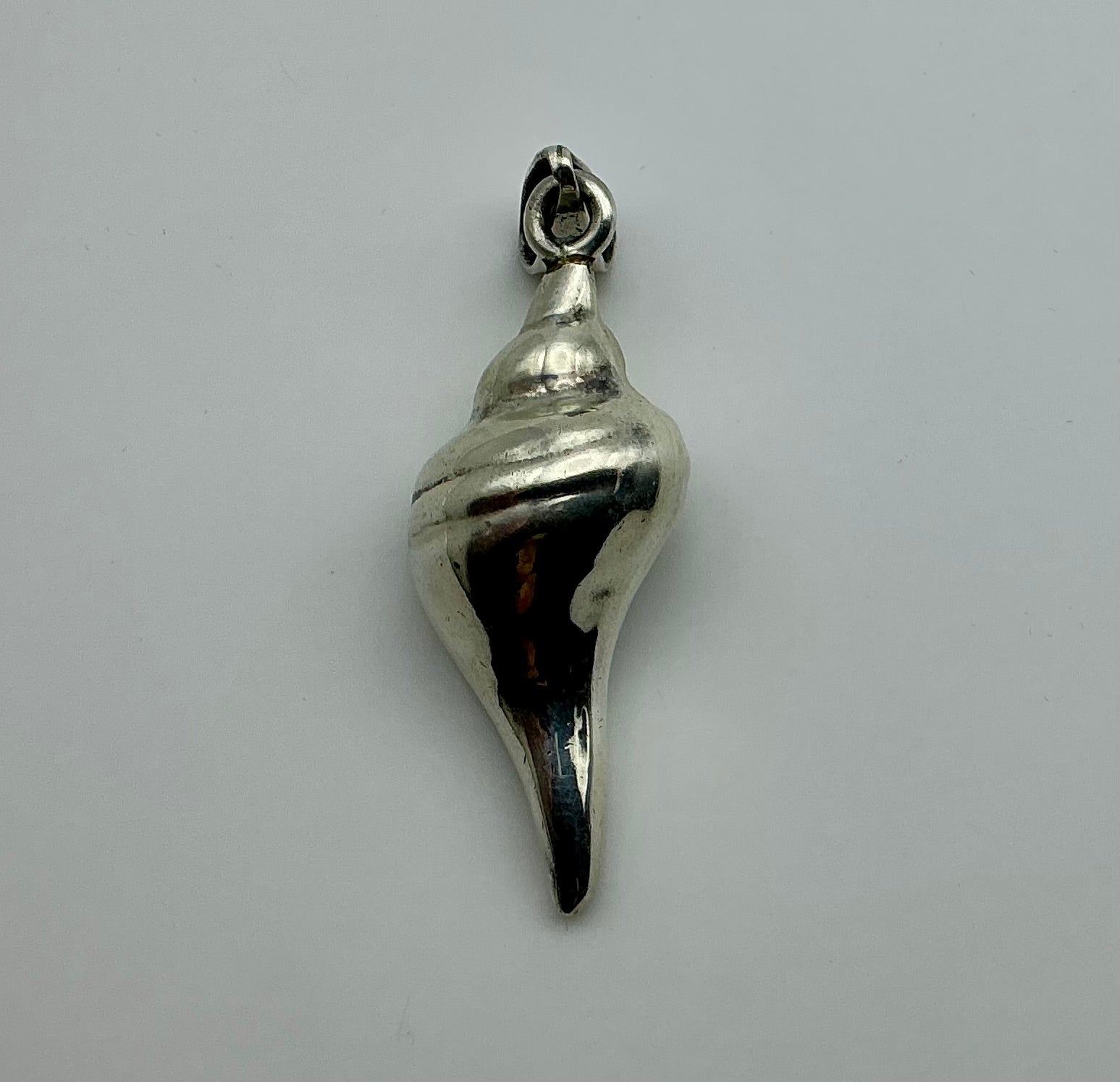 Vintage Sterling Conch Shell
