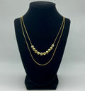 Gold Balls Double Necklace
