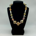 Boho Paper Beaded Necklace