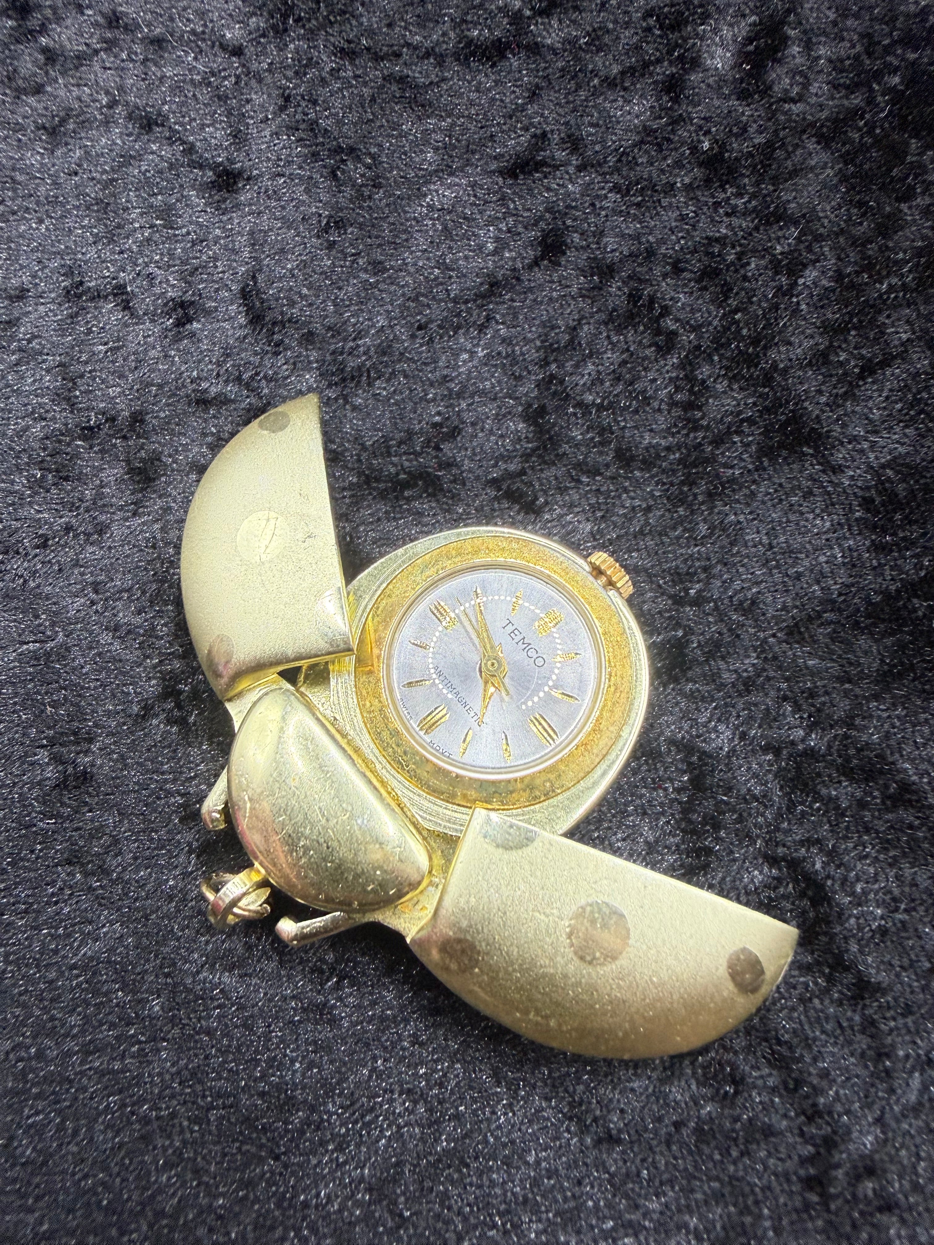 Peekaboo Bug Watch Pendant