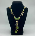 Green Cluster Necklace