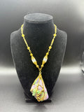 Rainbow Fluorite Statement Necklace