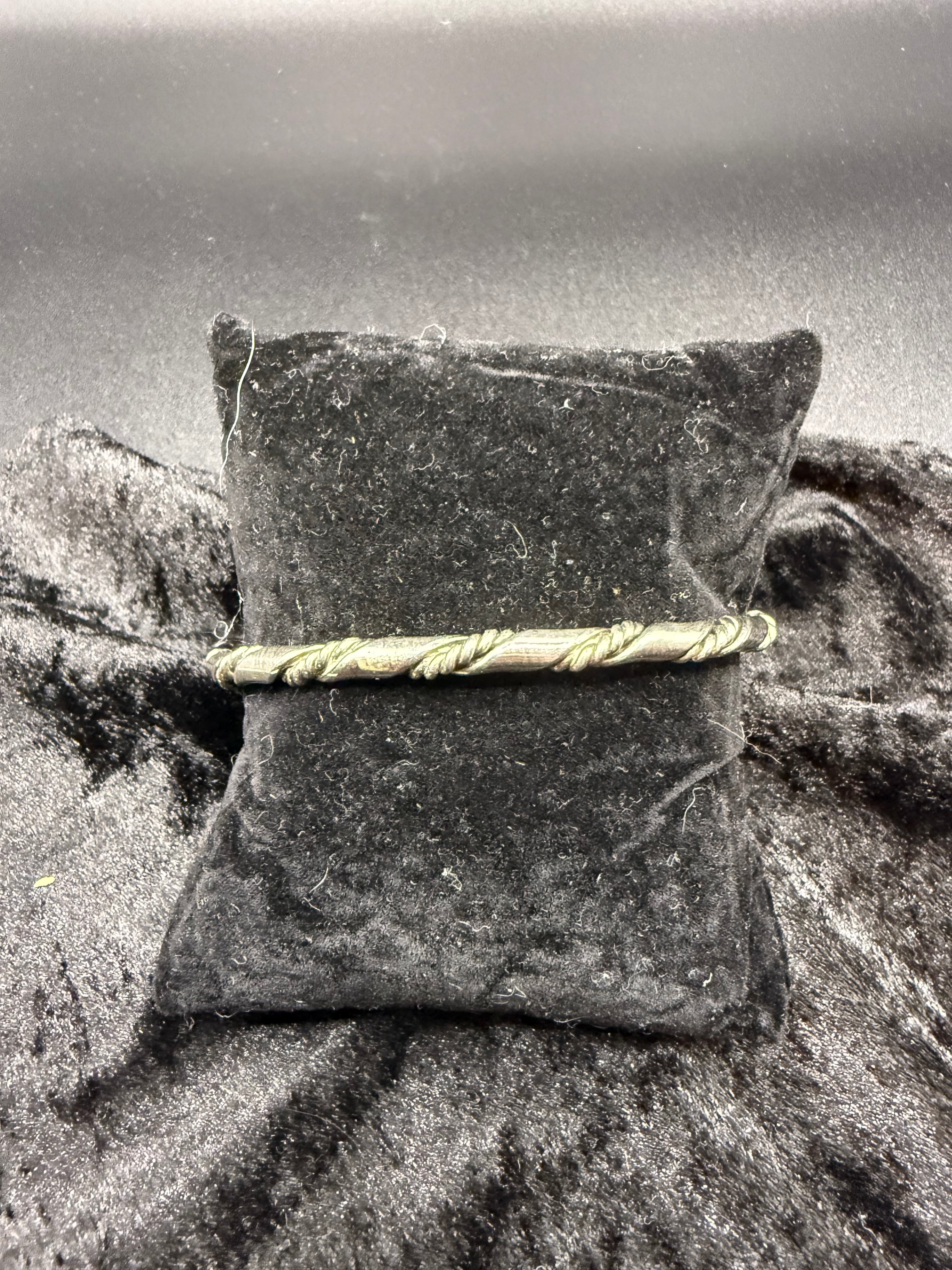 Sterling Native Braided Cuff