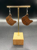 Etched Cat Earrings