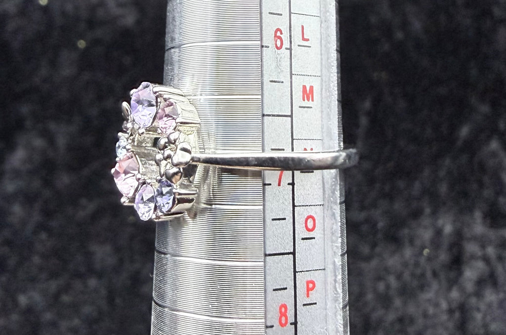 Butterfly and Crystal Ring