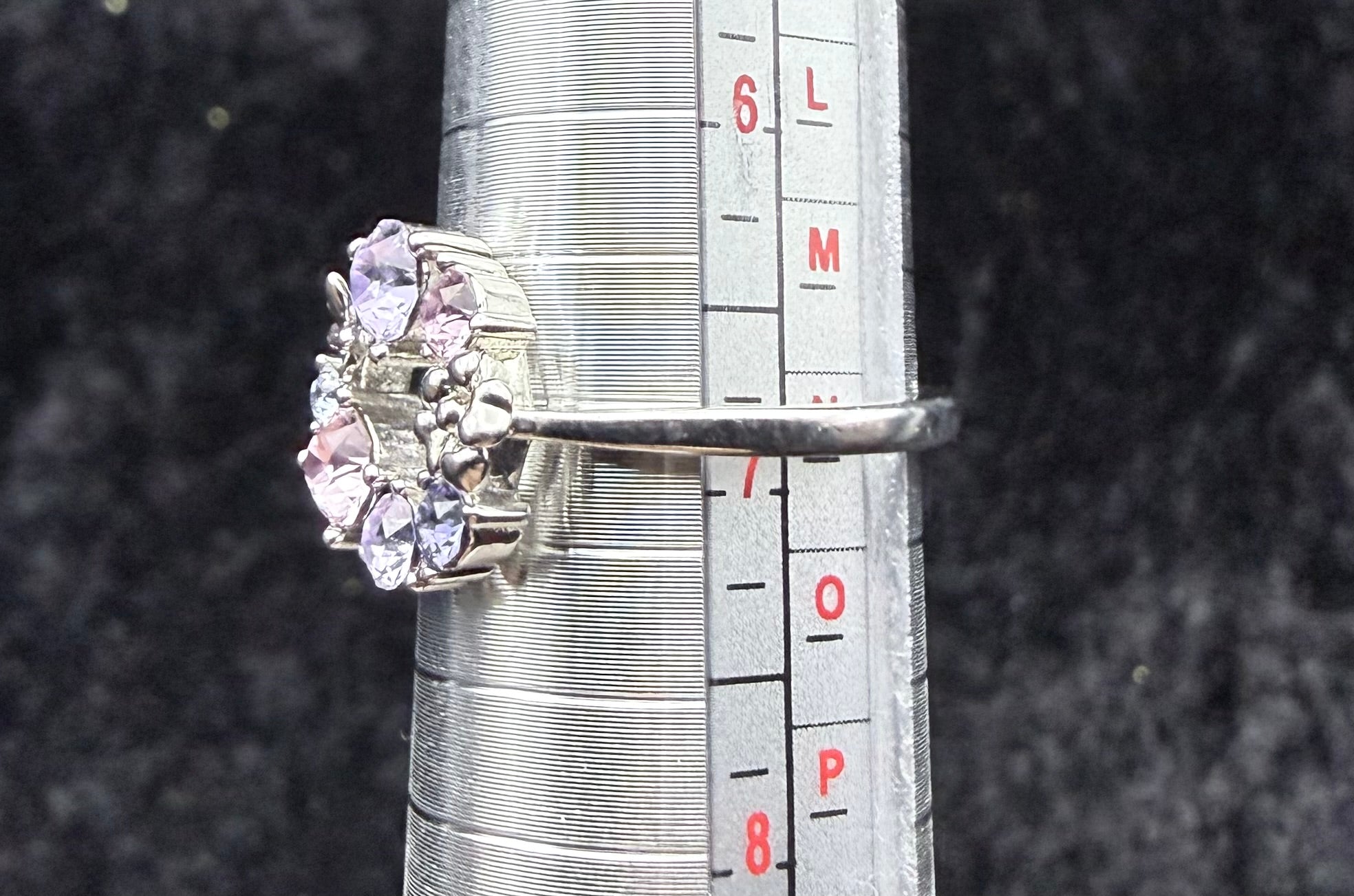 Butterfly and Crystal Ring