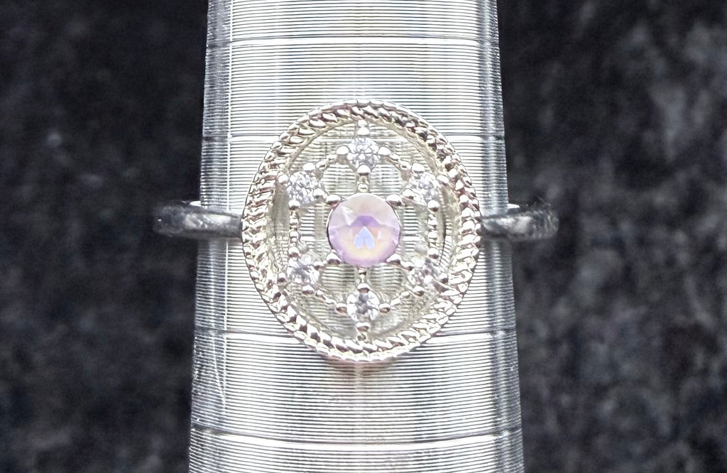 Silver Ships Wheel Ring
