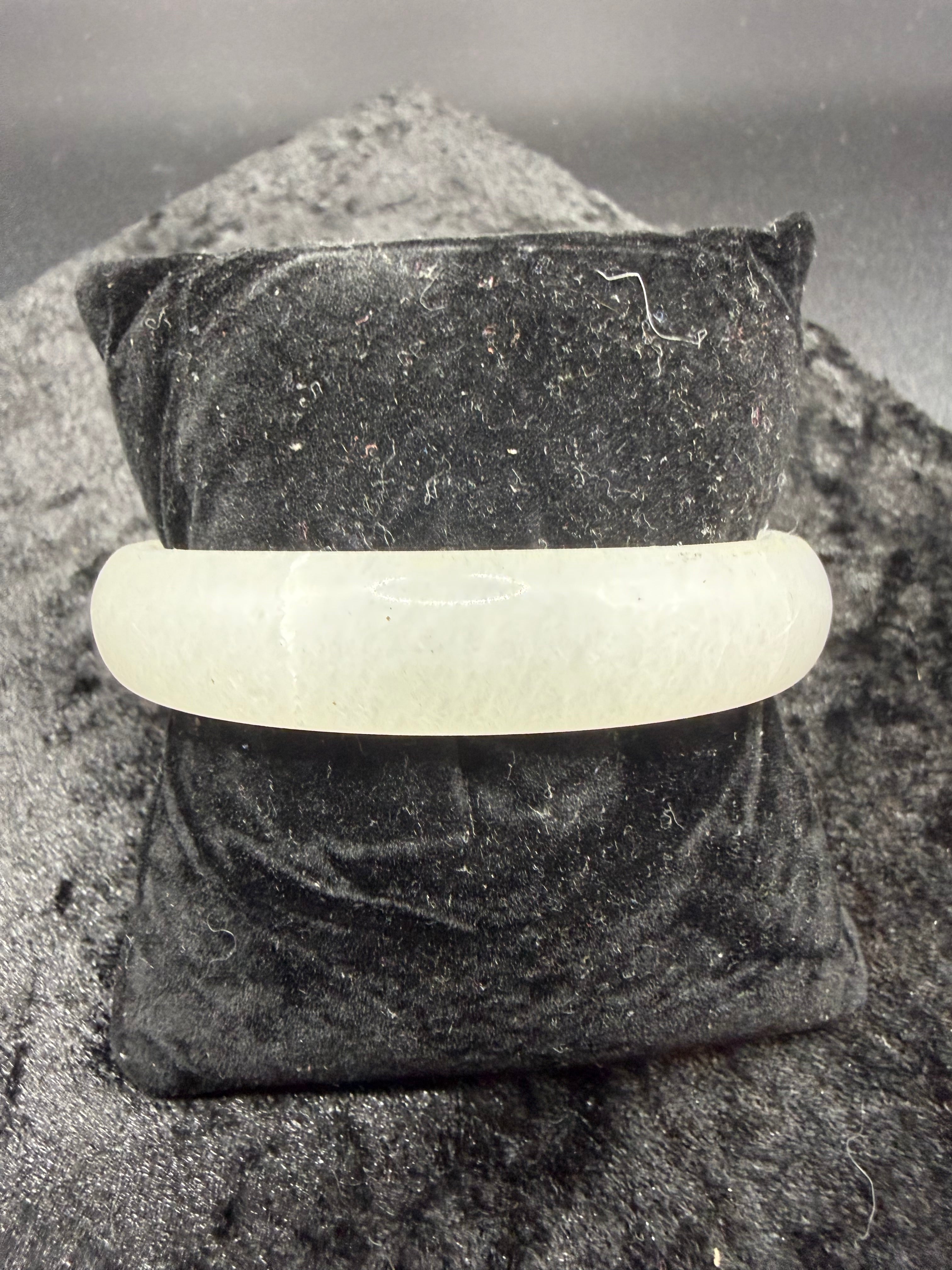 White Jadeite Bangle
