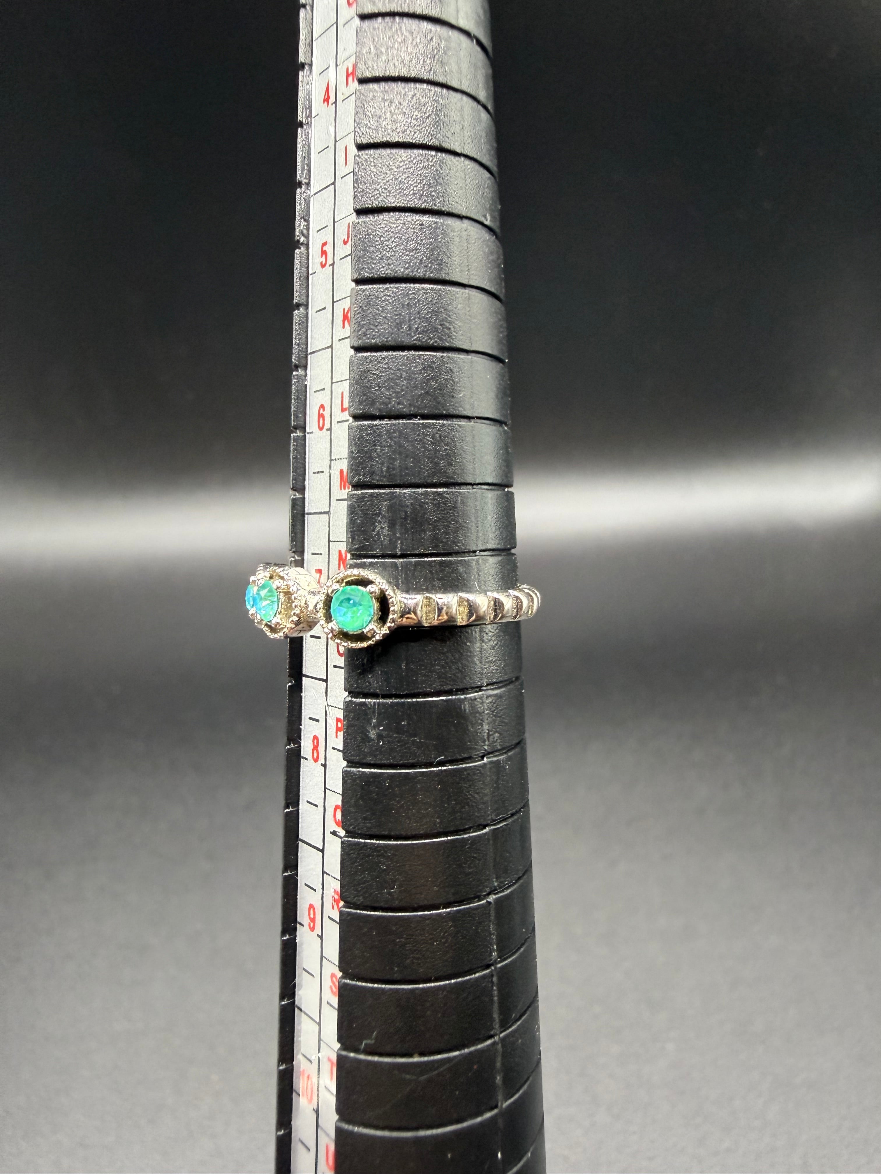 Blue Crystal Ring
