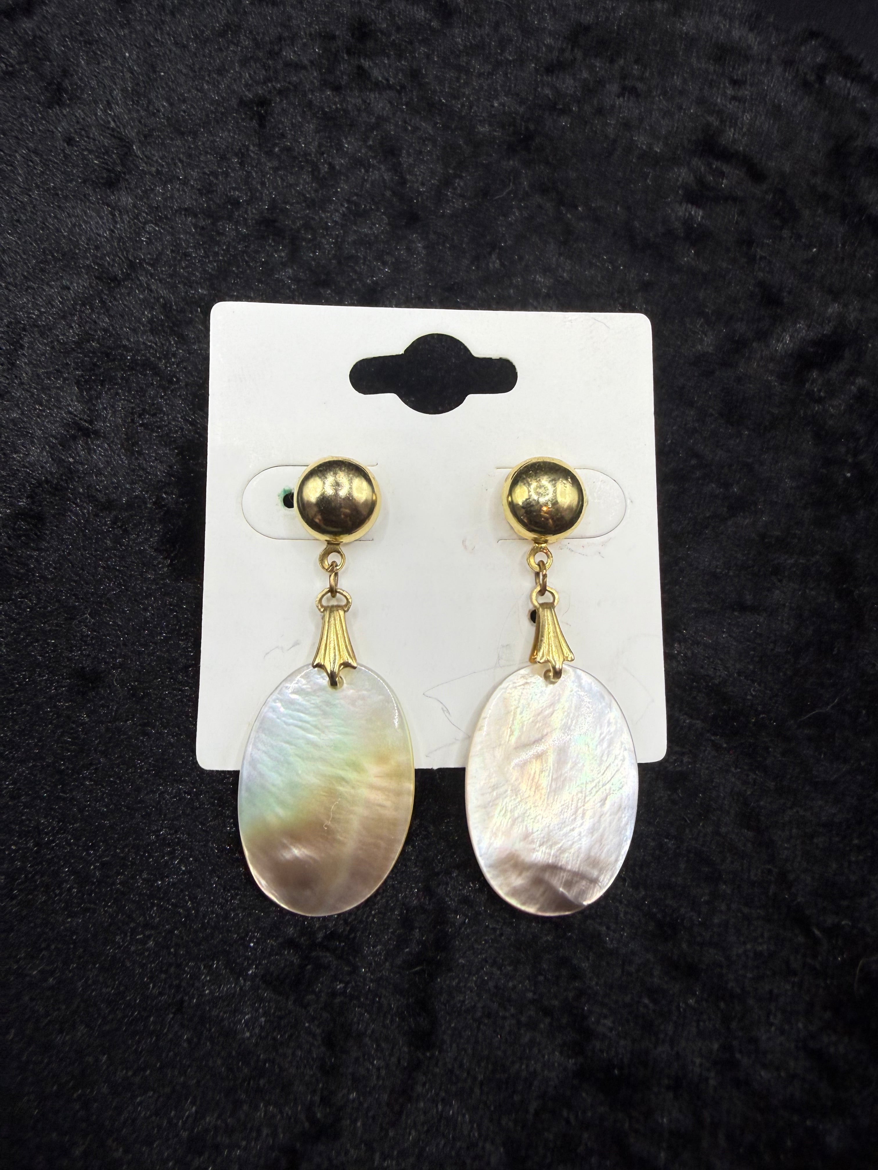Vintage Mother of Pearl Earrings
