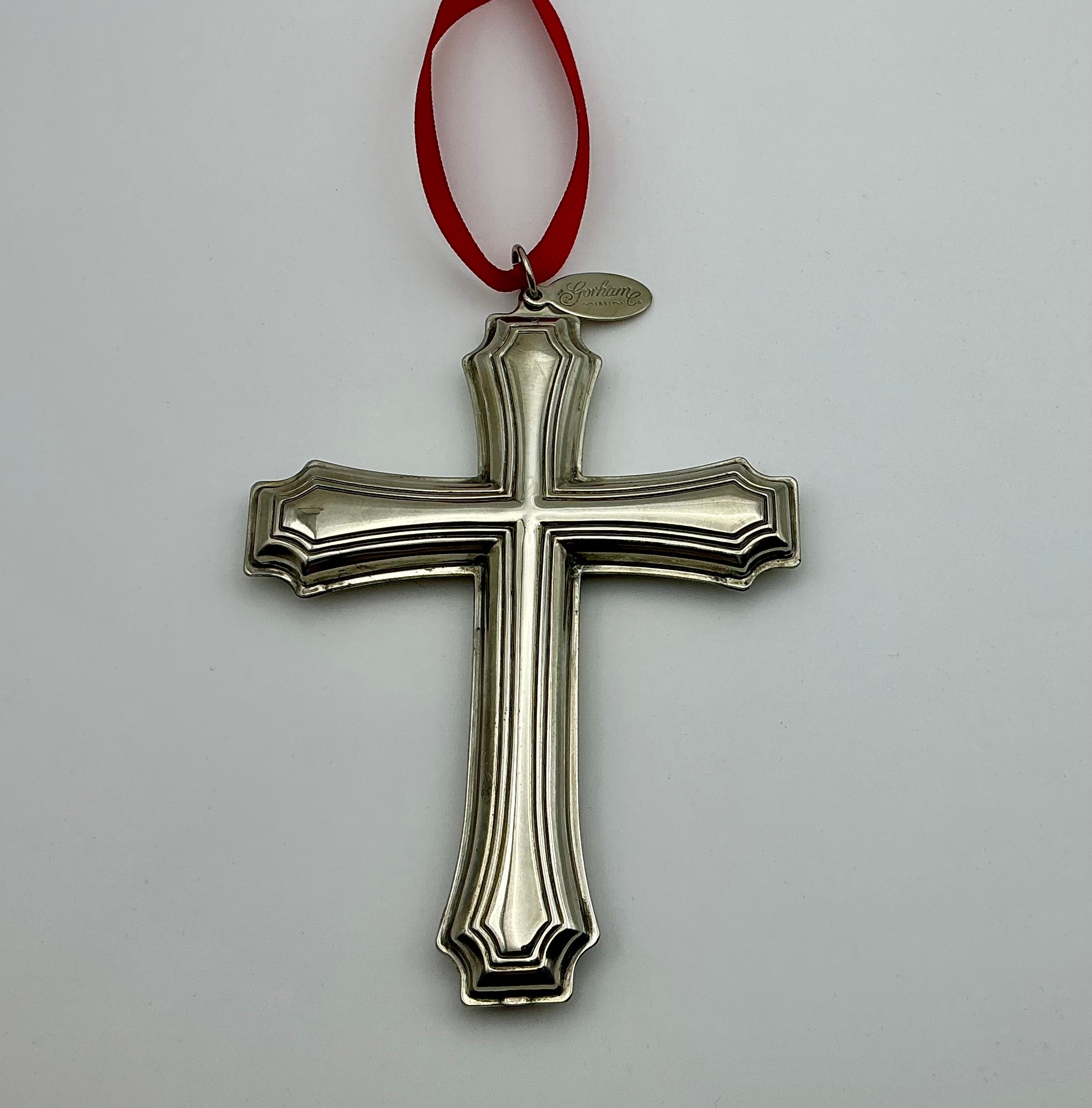 Fairfax Gorham Silver Cross Ornament