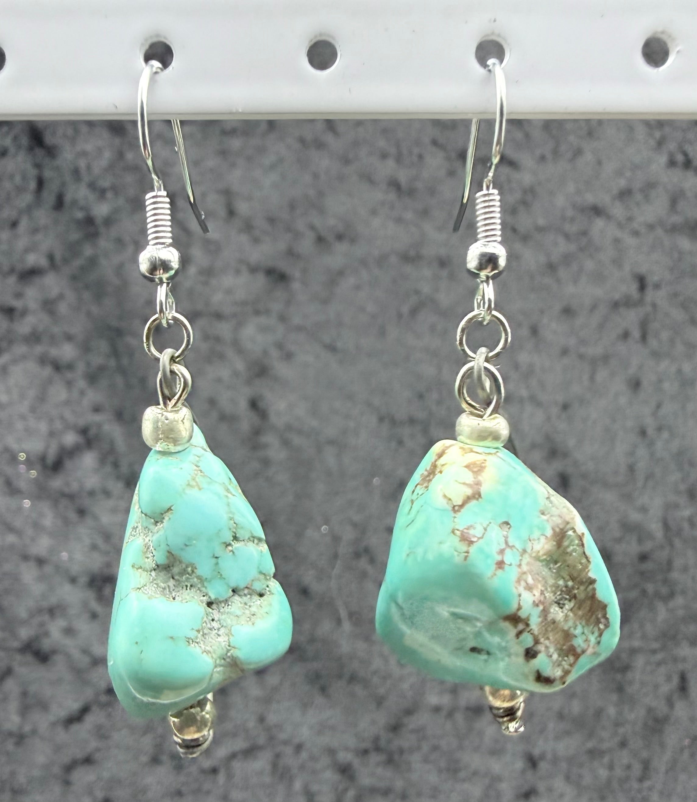 Raw Turquoise Earrings