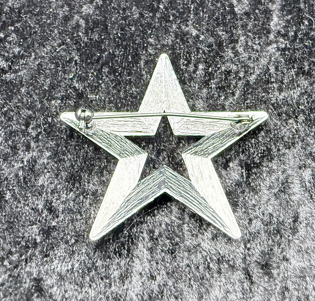 Rhinestone Star Pin