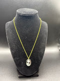 Resin Gold Flower Necklace