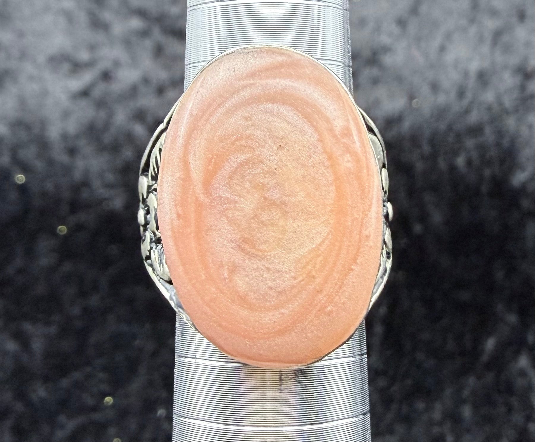 Pink Swirl Ring