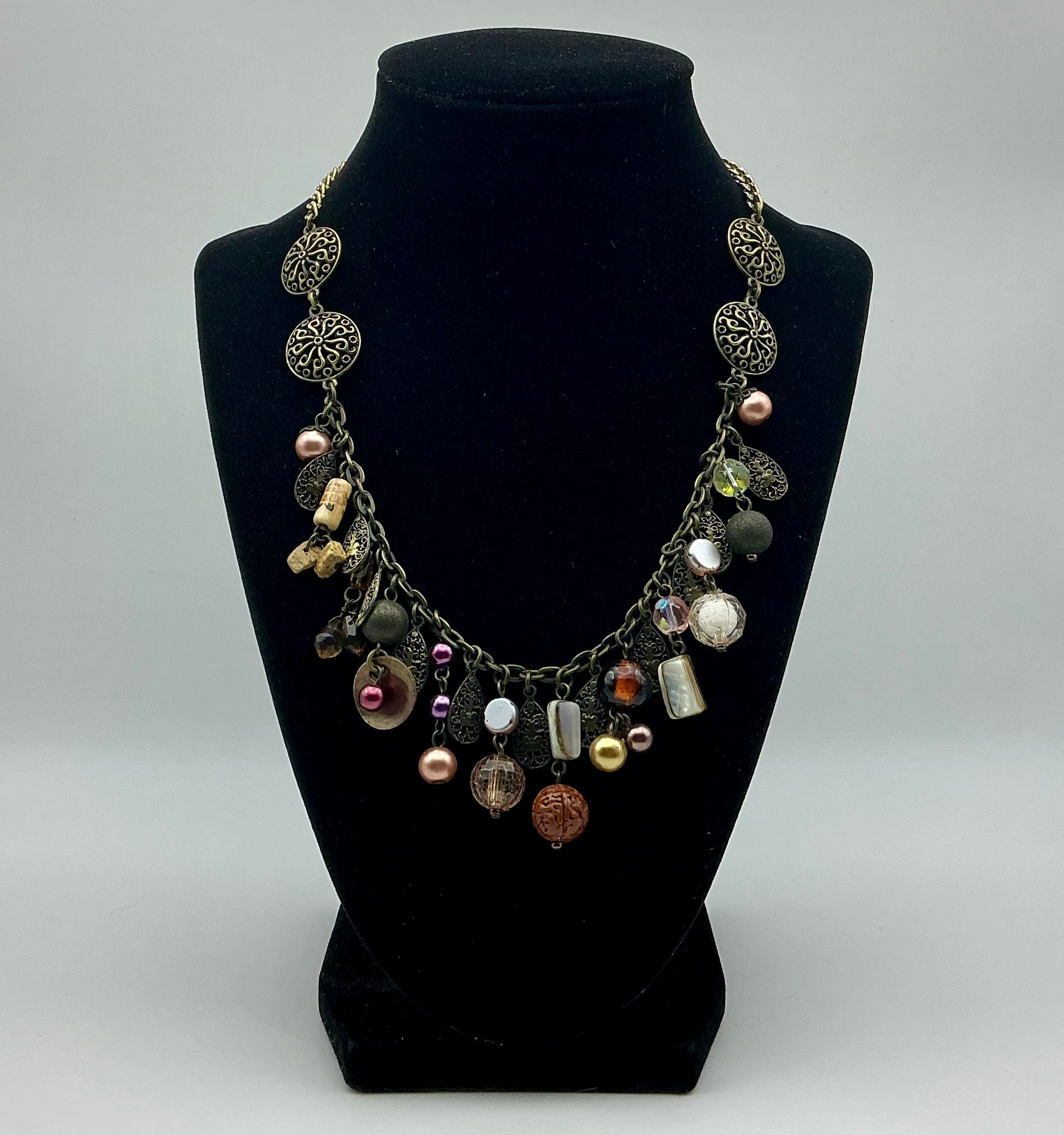 Boho Medallion Necklace
