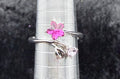 Pink Flower Ring
