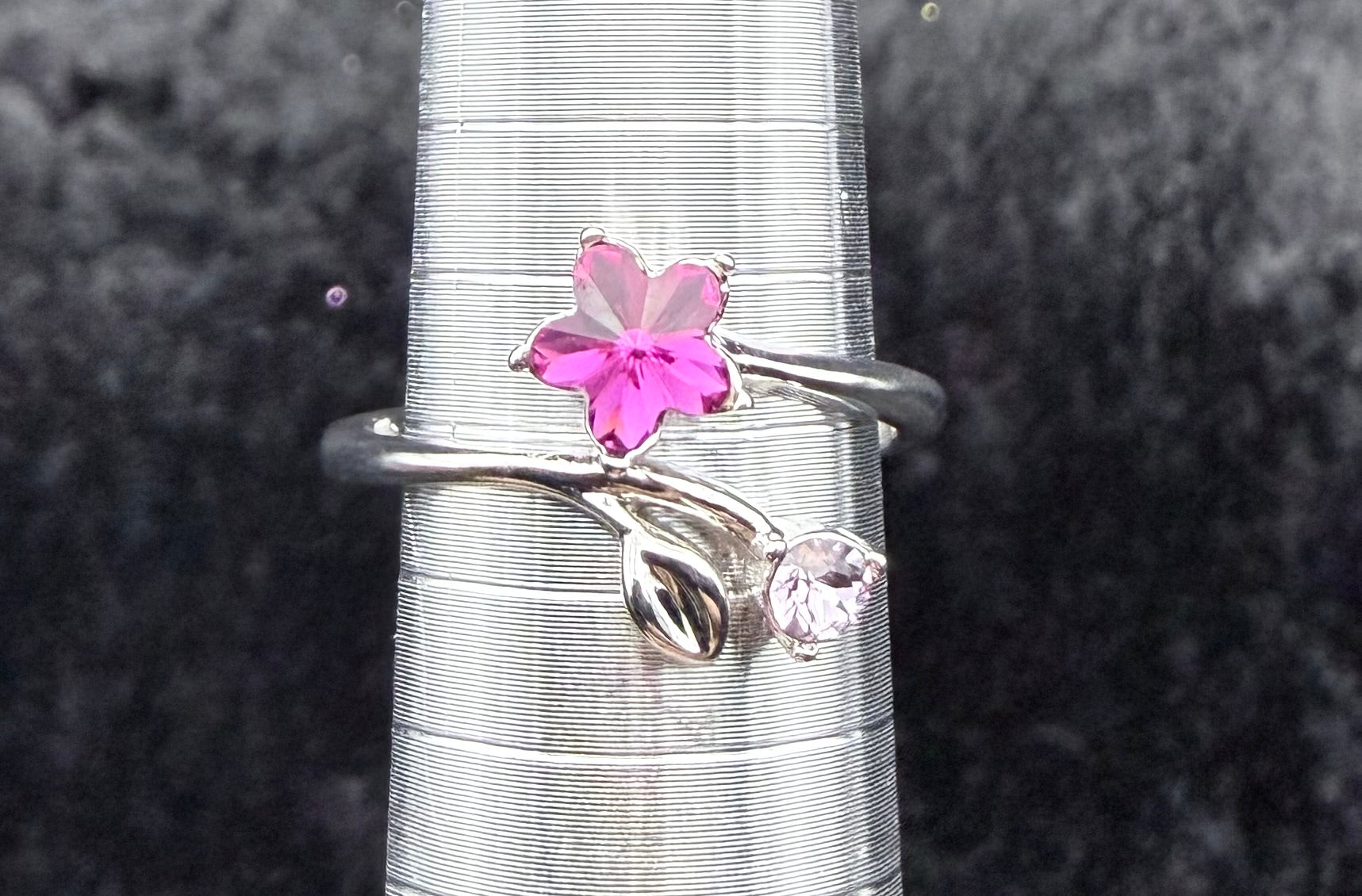 Pink Flower Ring