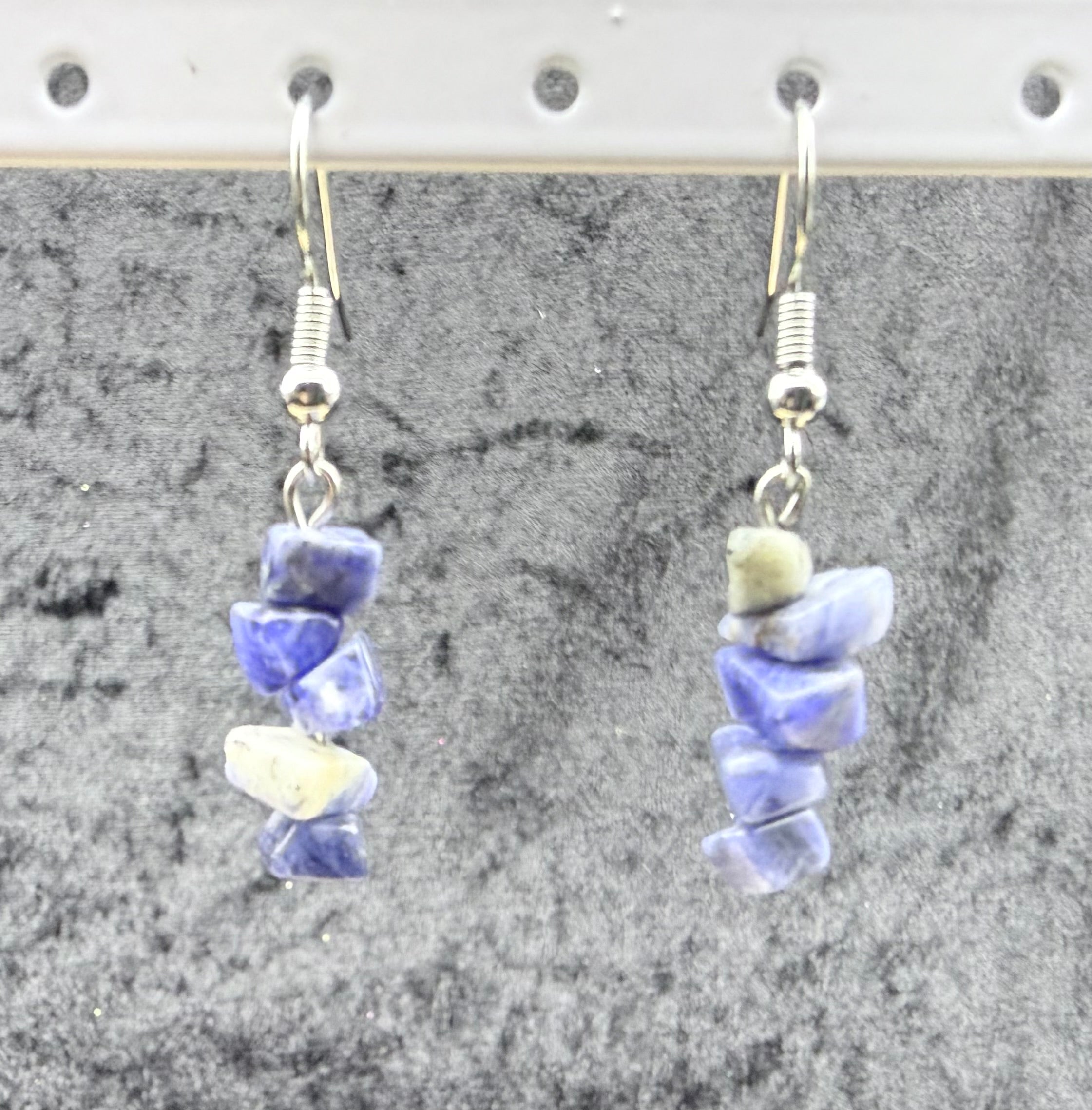 Sodalite Chip Earrings