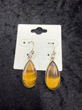Sterling Tigers Eye Earrings