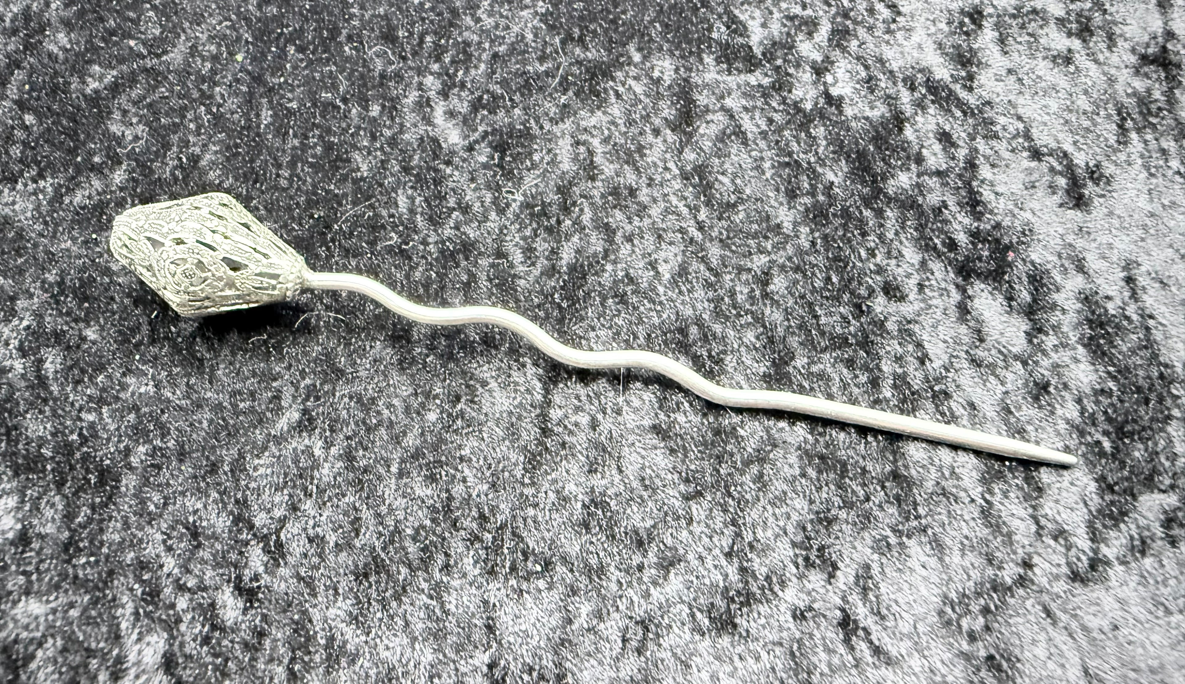 Antique Filigree Hair Pin