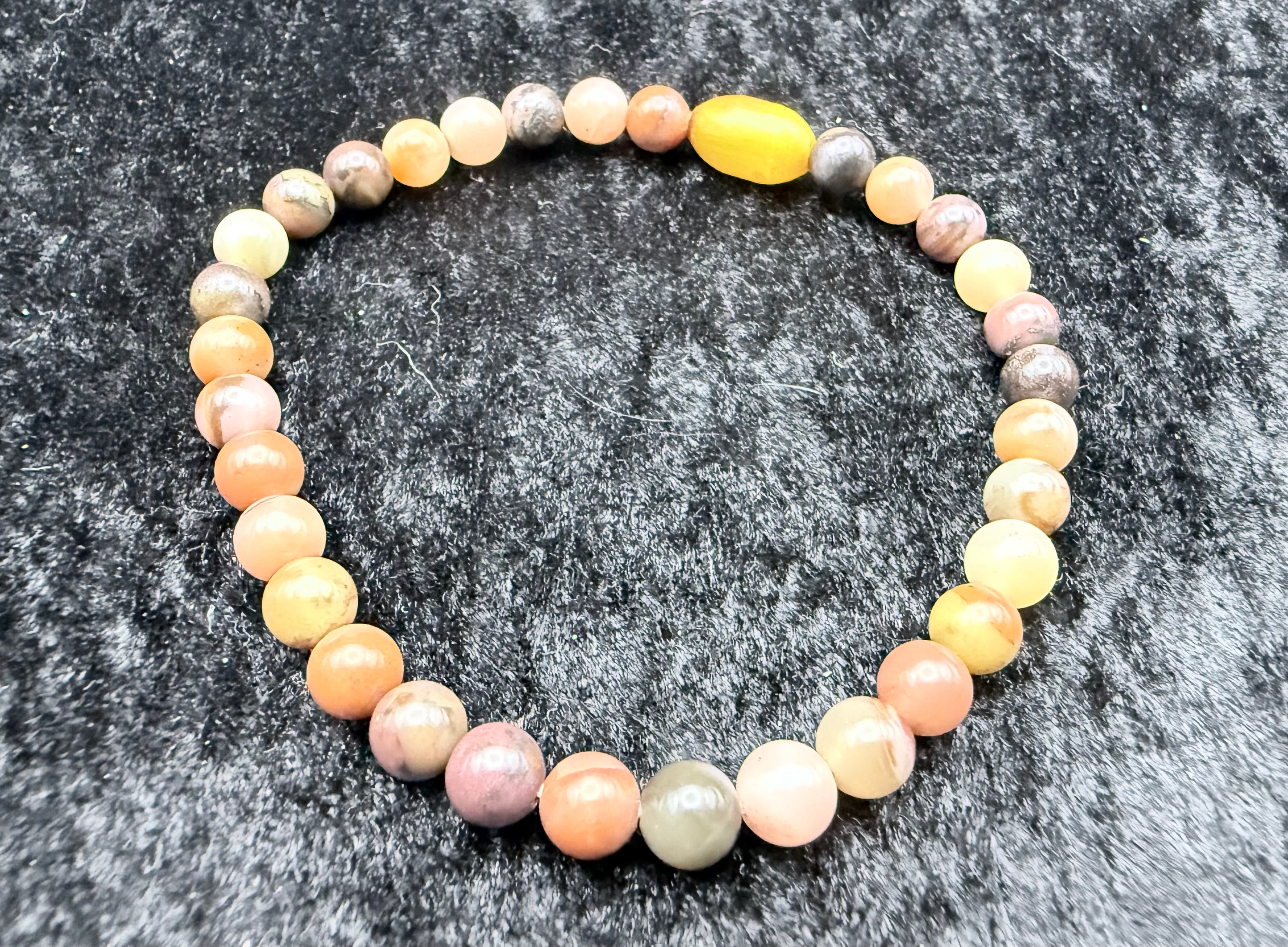 Rainbow Jasper Beaded Bracelet