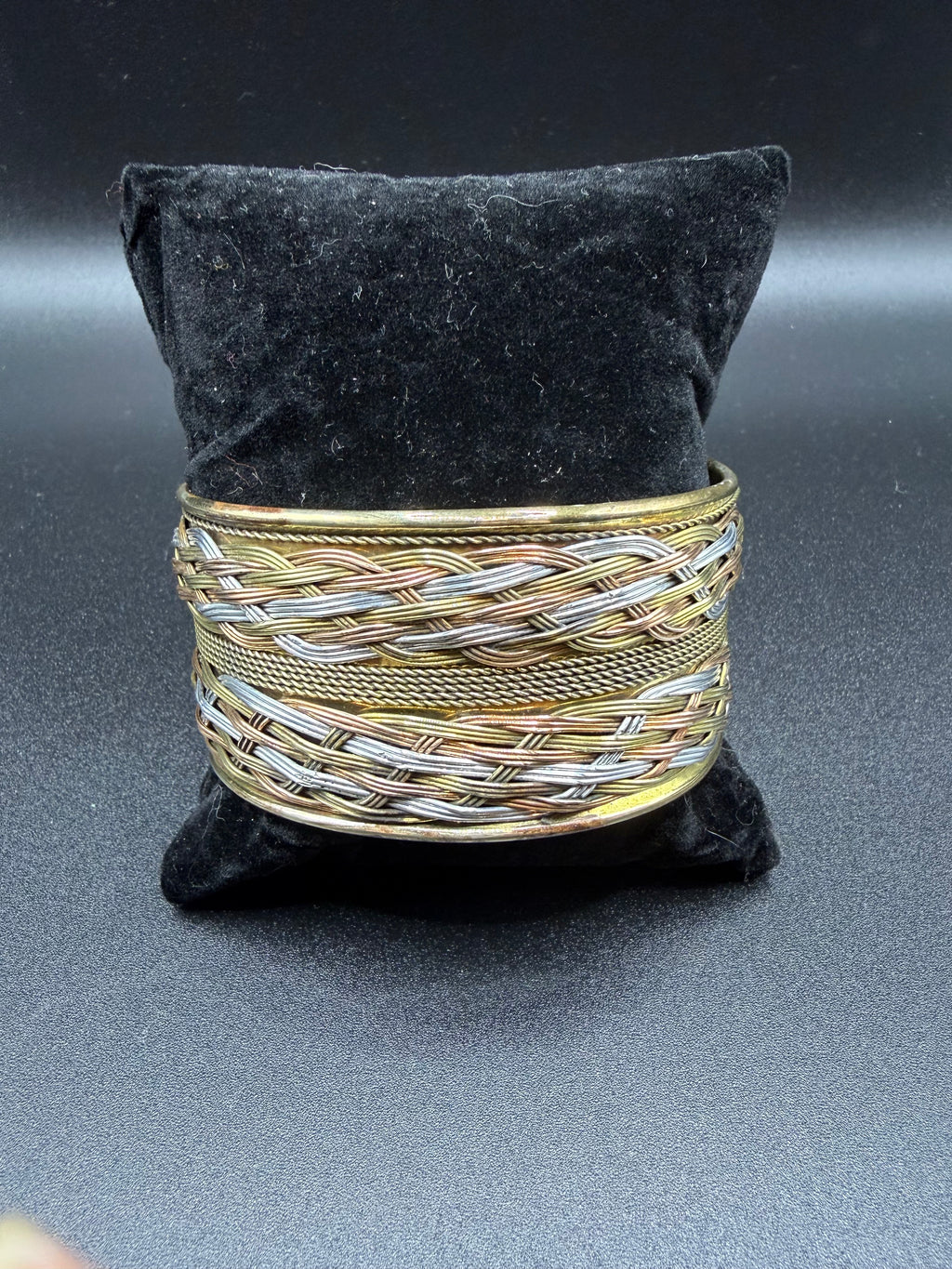 Tri Color Woven Cuff