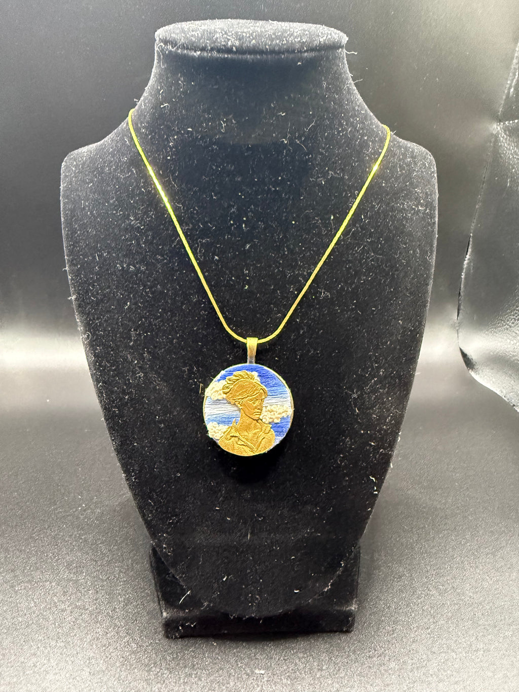 Embroidered Sybil Ludington Pendant