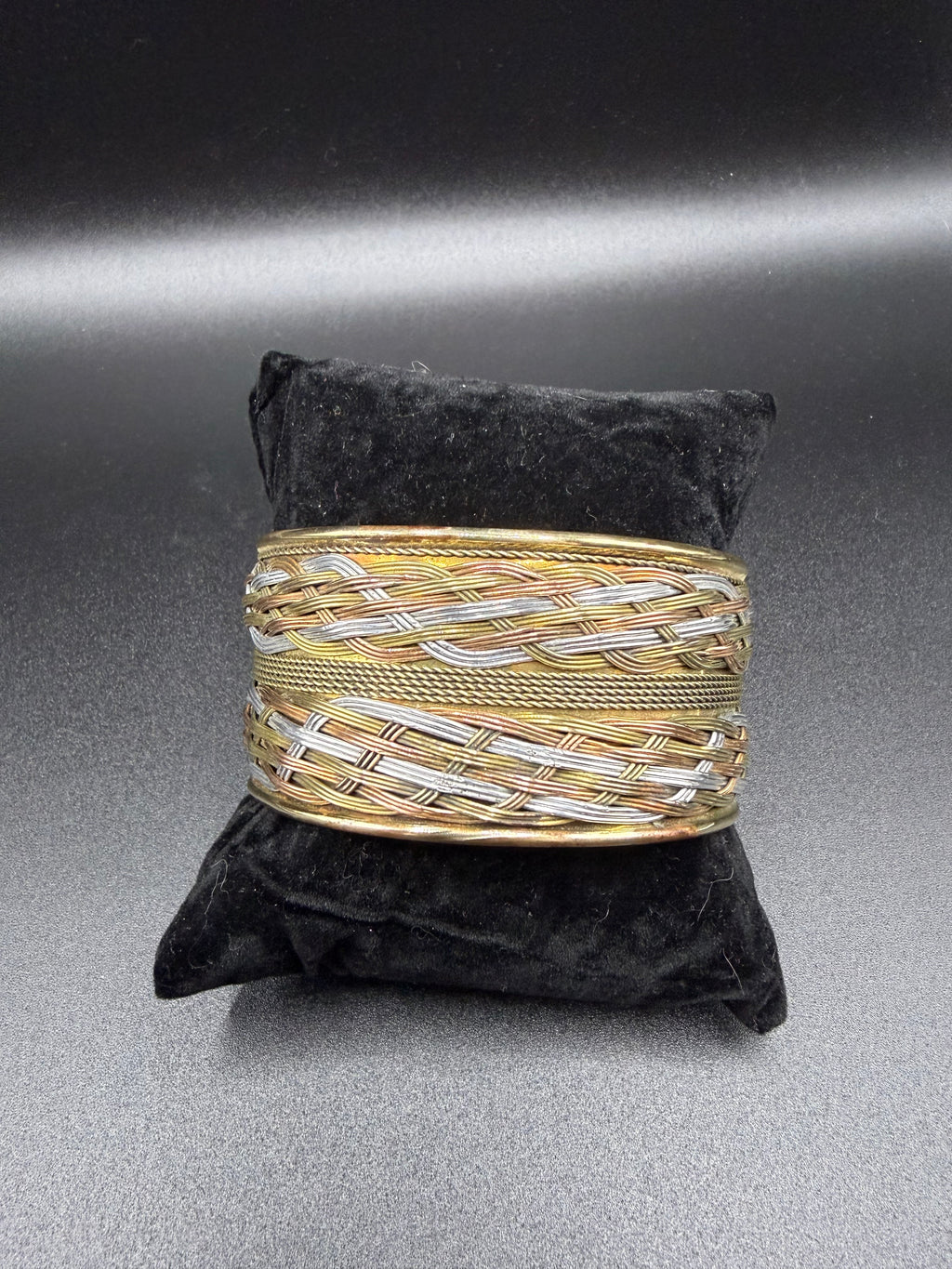 Tri Color Woven Cuff