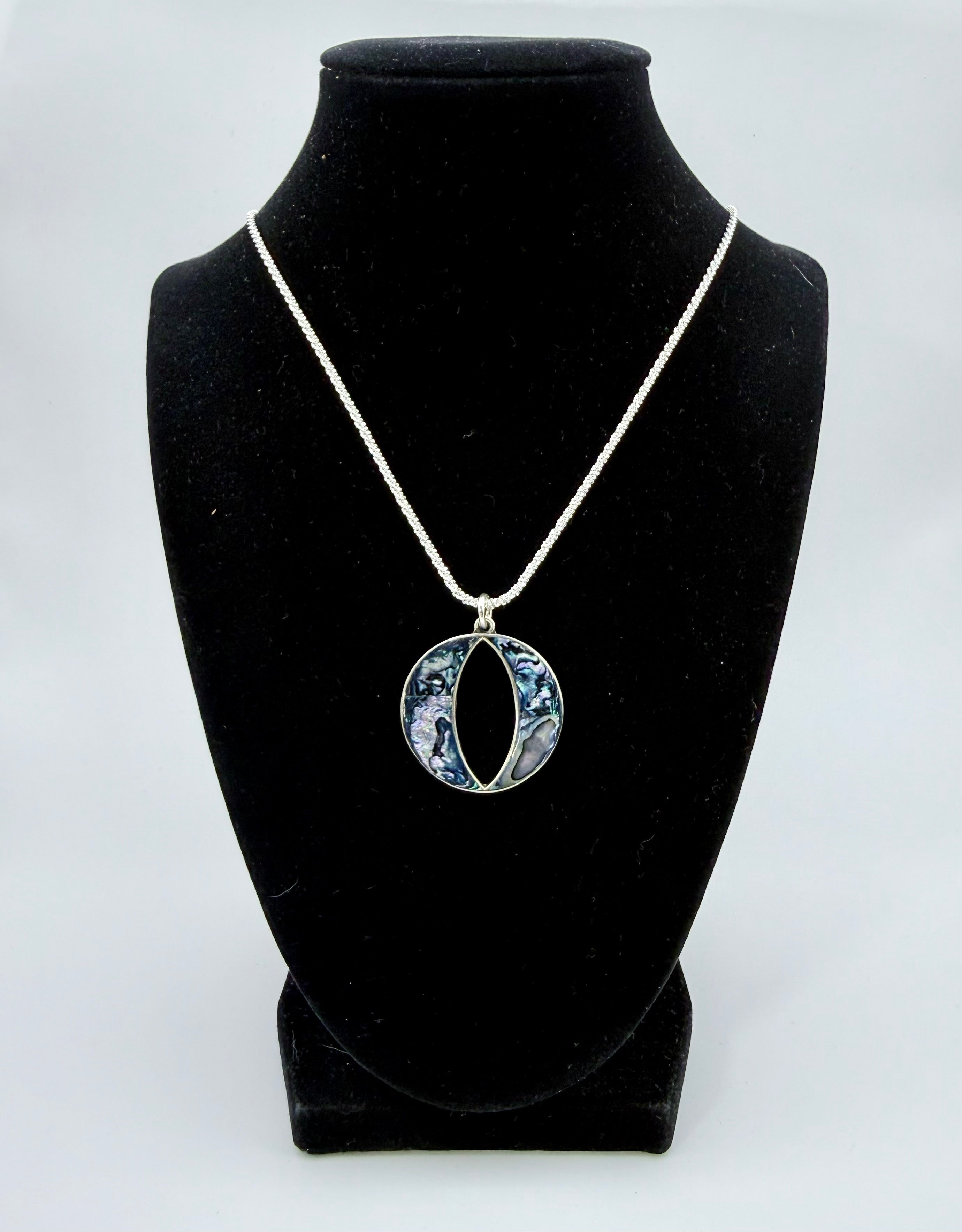 Sterling Abalone Pendant