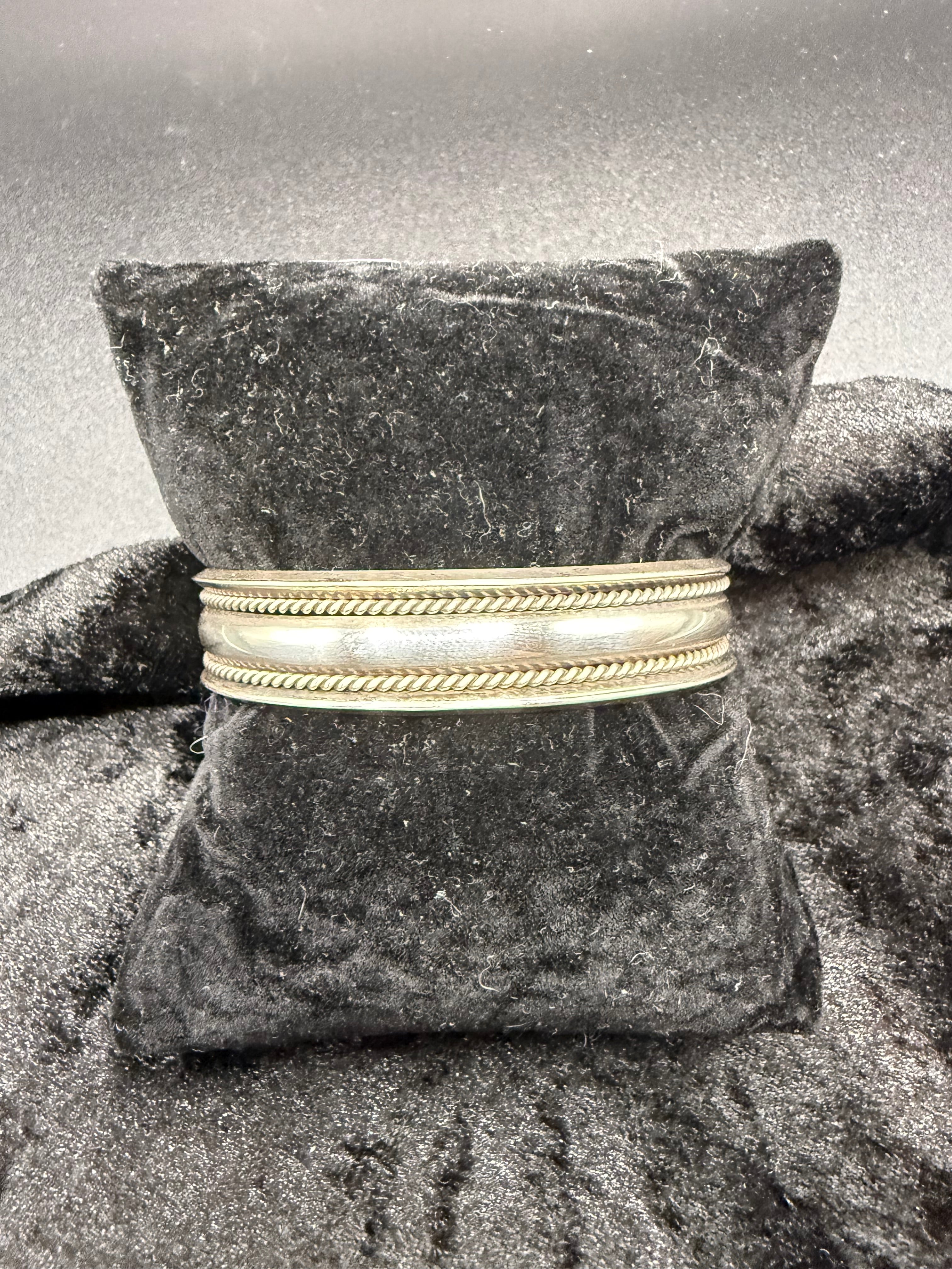 Sterling silver cuff Bracelet