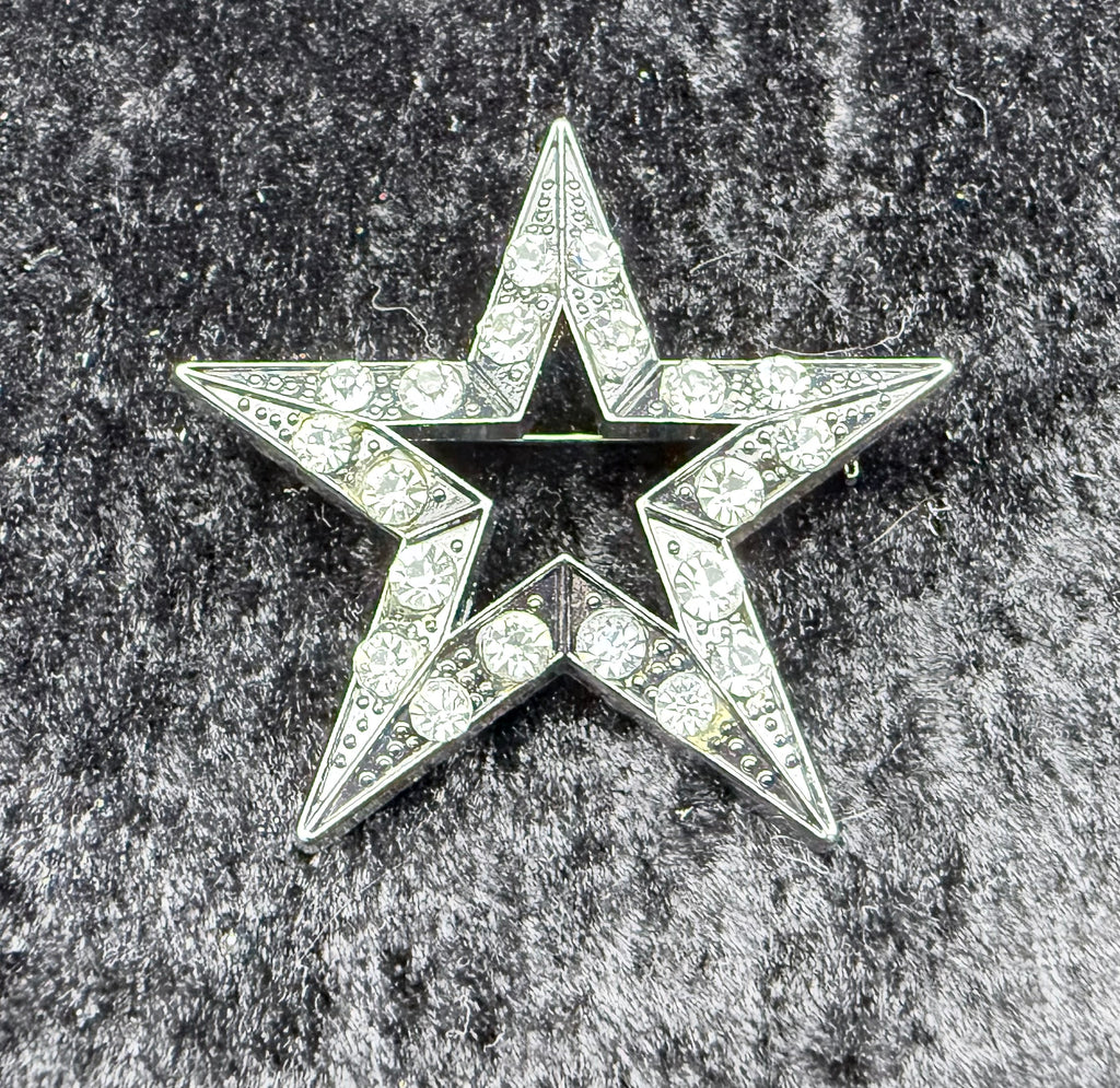 Rhinestone Star Pin