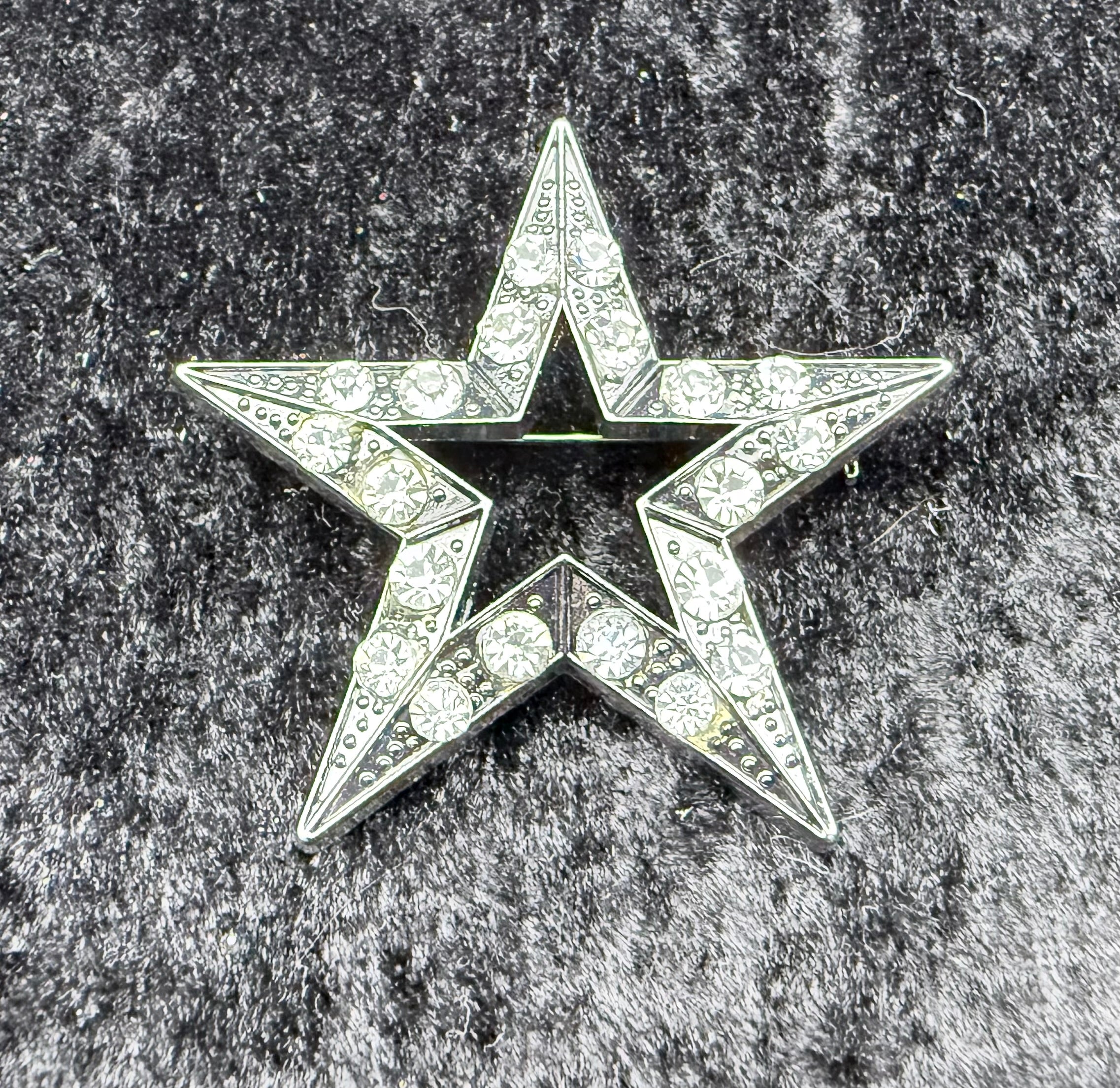 Rhinestone Star Pin