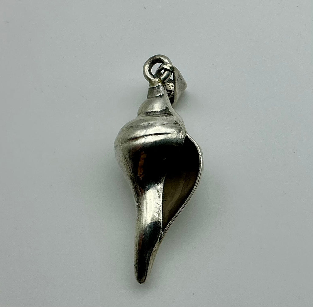 Vintage Sterling Conch Shell