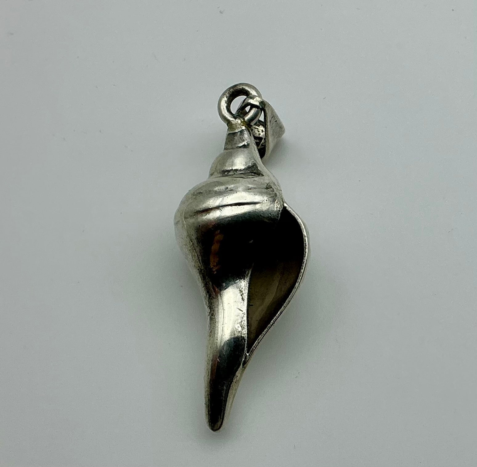 Vintage Sterling Conch Shell