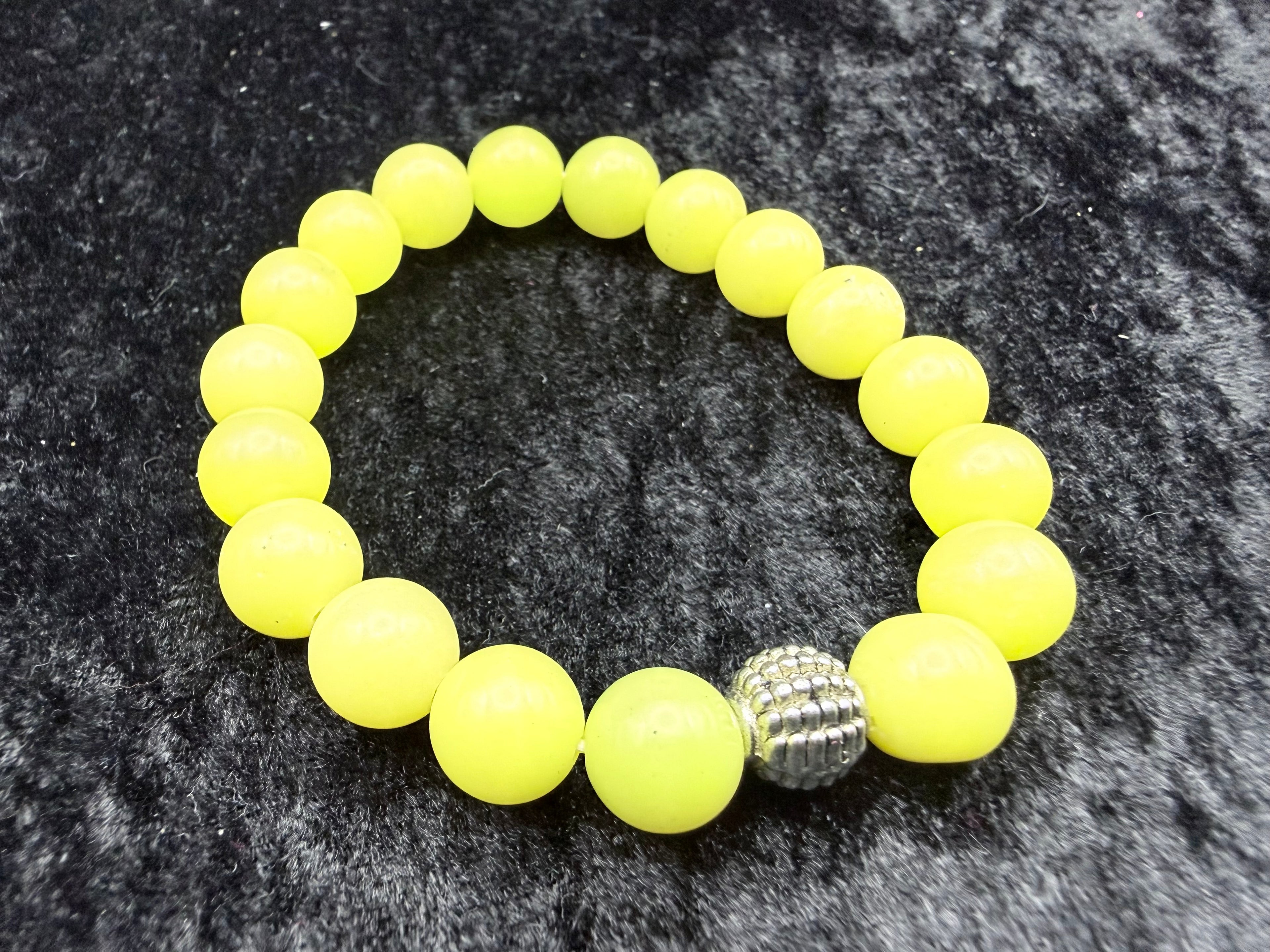 Yellow Serpentine Beaded Bracelet