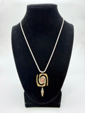 Sunstone Swirl Pendant