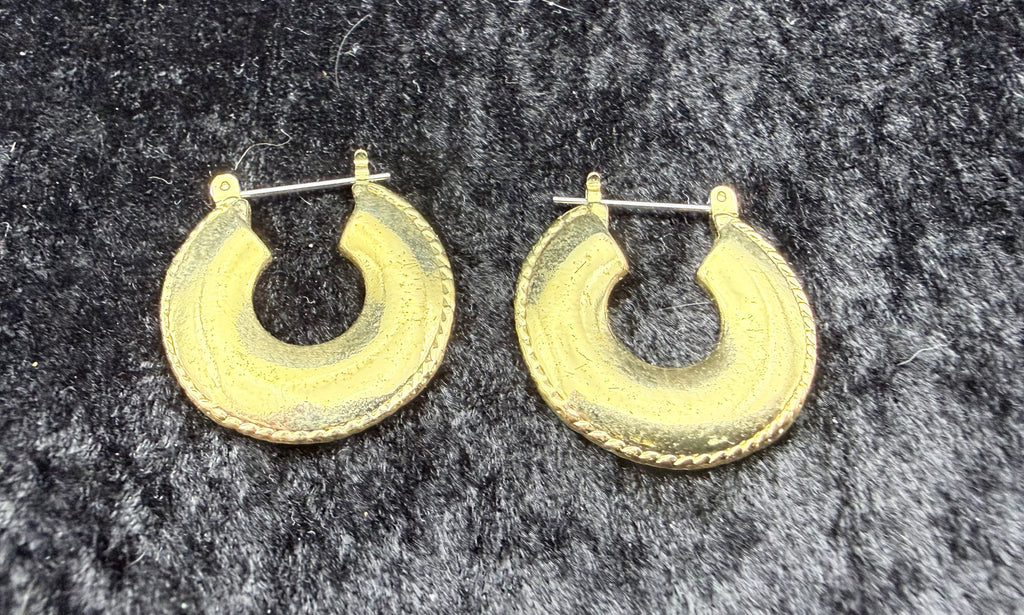 Star Enamel Hoop Earrings