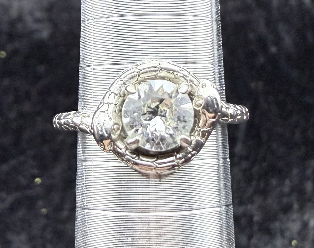 Crystal Snake Ring