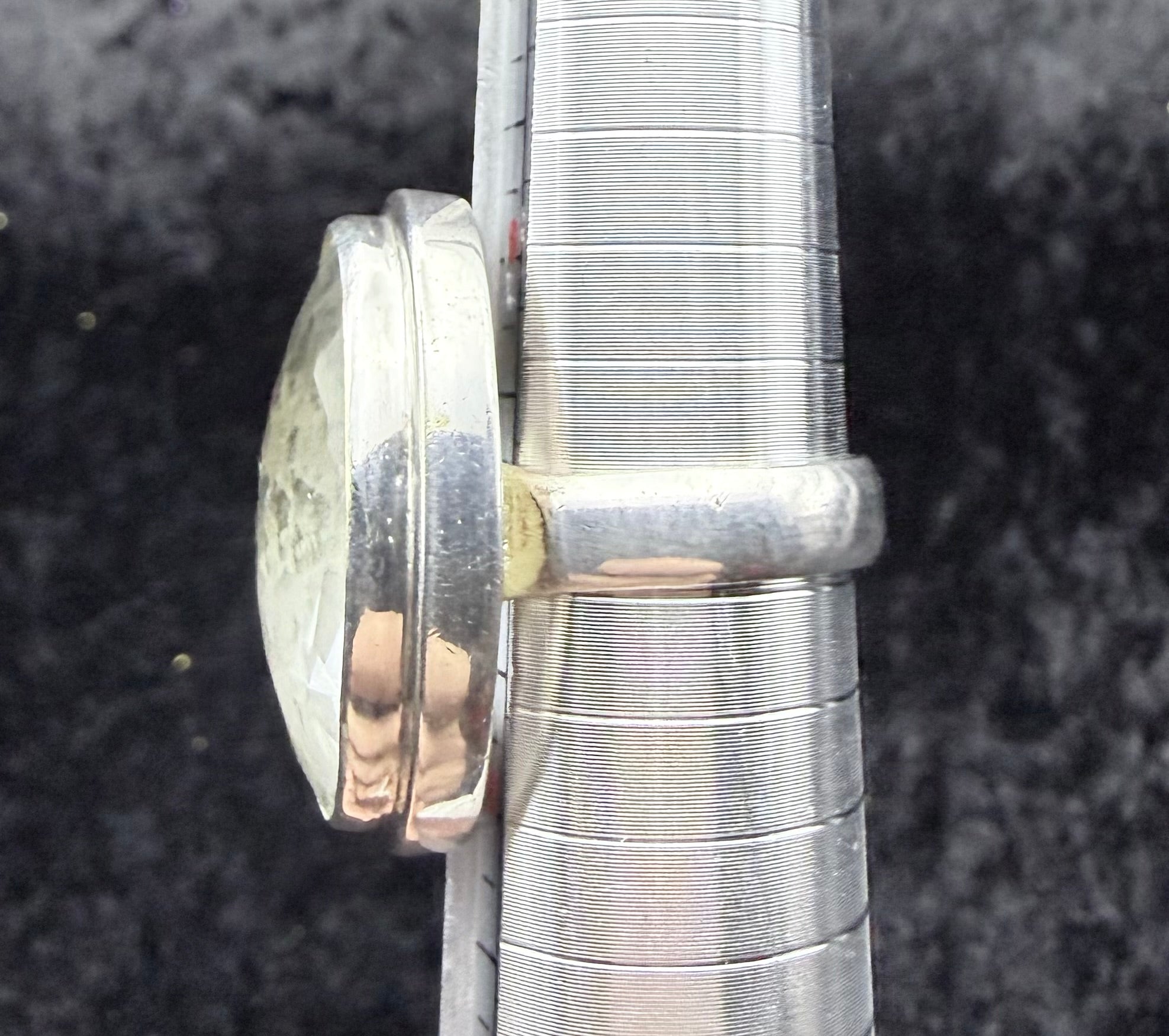 Sterling Clear Crystal Ring