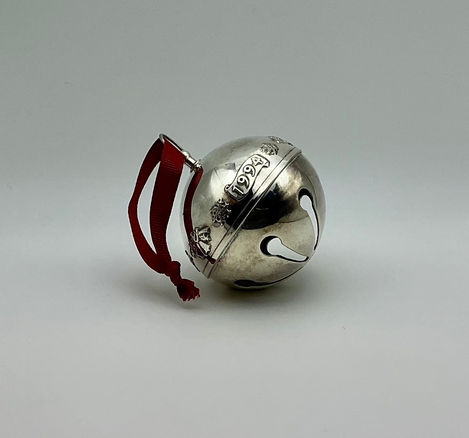 1994 Wallace Christmas Silver Sleigh Bell