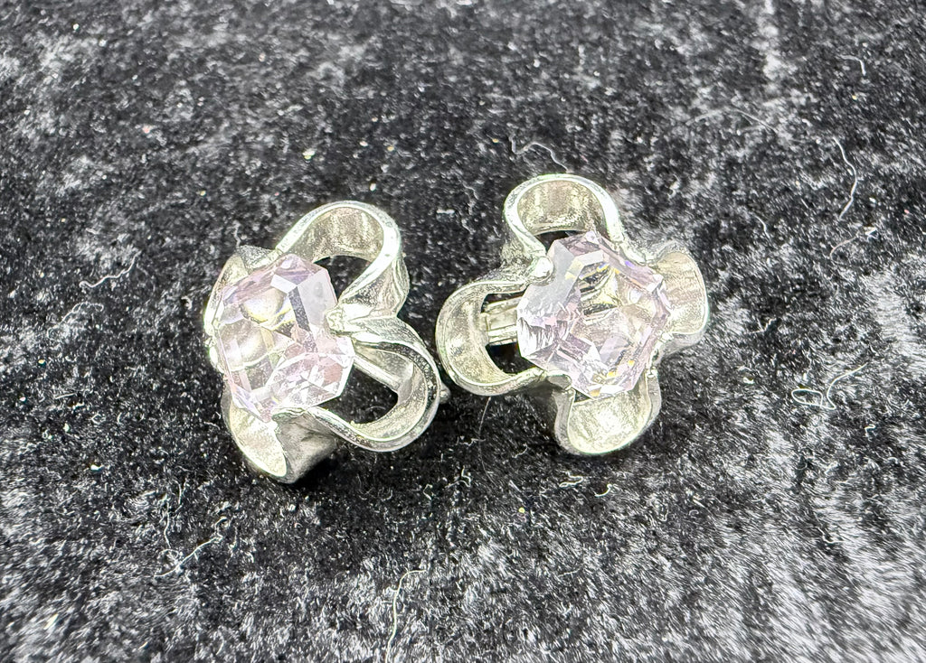 Vintage Park Lane Pink Clip Ons